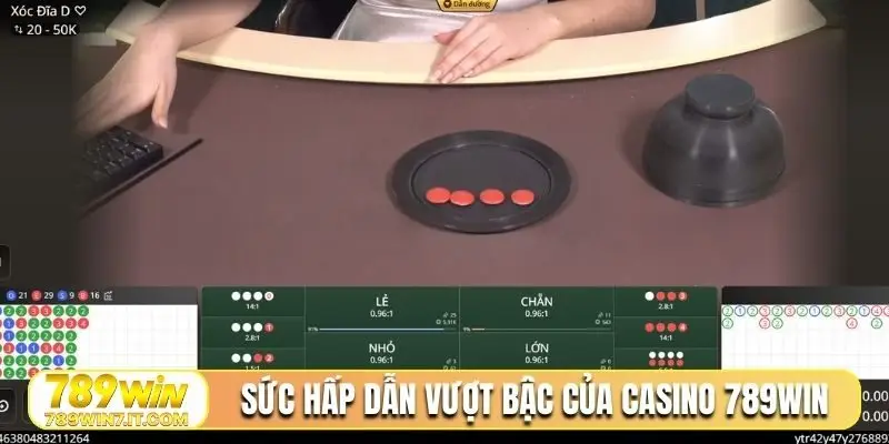 Sức hấp dẫn vượt bậc của casino 789Win